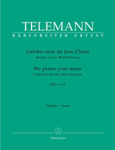 Gelobet seist du Jesu Christ, TVWV 1:612