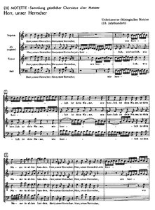 Herr, unser Herrscher