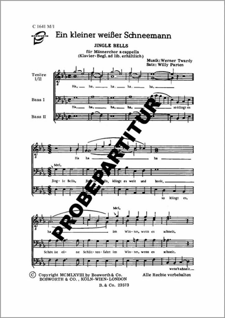 Ein kleiner weißer Schneemann / Jingle Bells