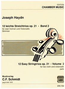 12 Streichtrios op. 21 Band 2