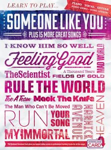 Learn to play Someone like you plus 15 more Great Songs