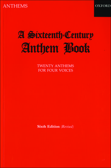 A sixteenth century Anthem Book