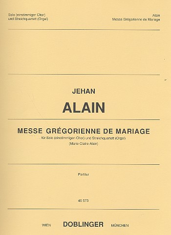 Messe gregorienne de mariage