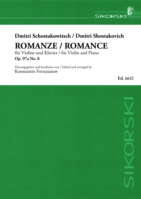 Romanze op. 97a Nr. 8 (the Gadfly)