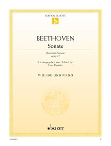 Sonate op. 47 "Kreutzer-Sonate"