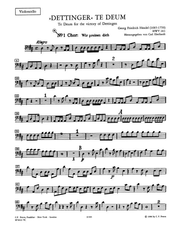 Dettinger Te Deum, HWV 283