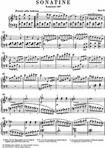 Sonatine für Klavier G-Dur op. 79