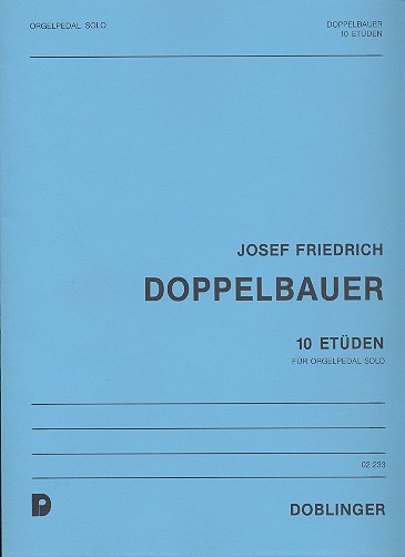 10 Etüden für Orgelpedal solo