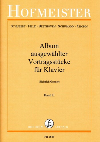Album ausgewählter Vortragsstücke für Klavier Band 2