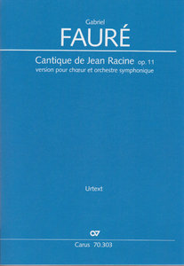 Cantique de Jean Racine, op. 11