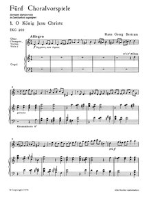 5 Choralvorspiele
