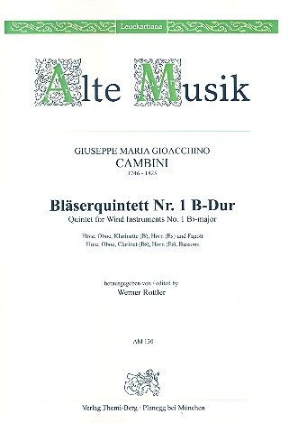 Bläserquintett Nr. 1 B-Dur