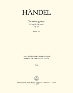 Concerto grosso B-Dur op. 3/2 HWV 313