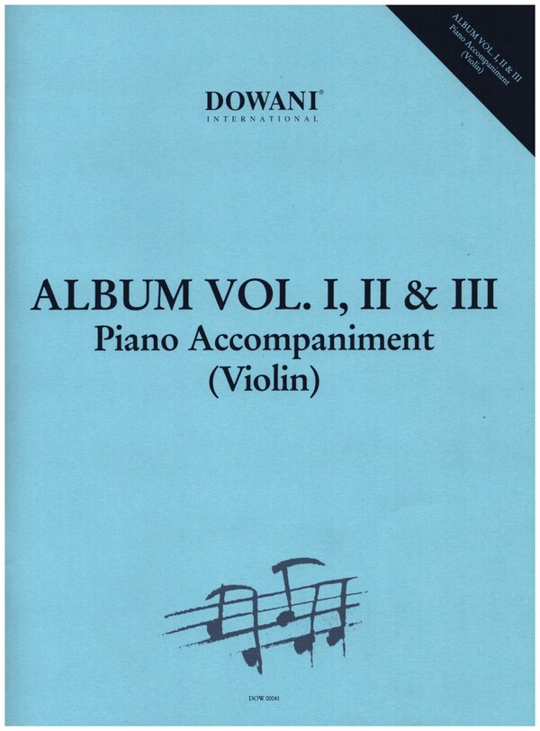 Piano Accompaniment Score für Album Band 1, 2, 3