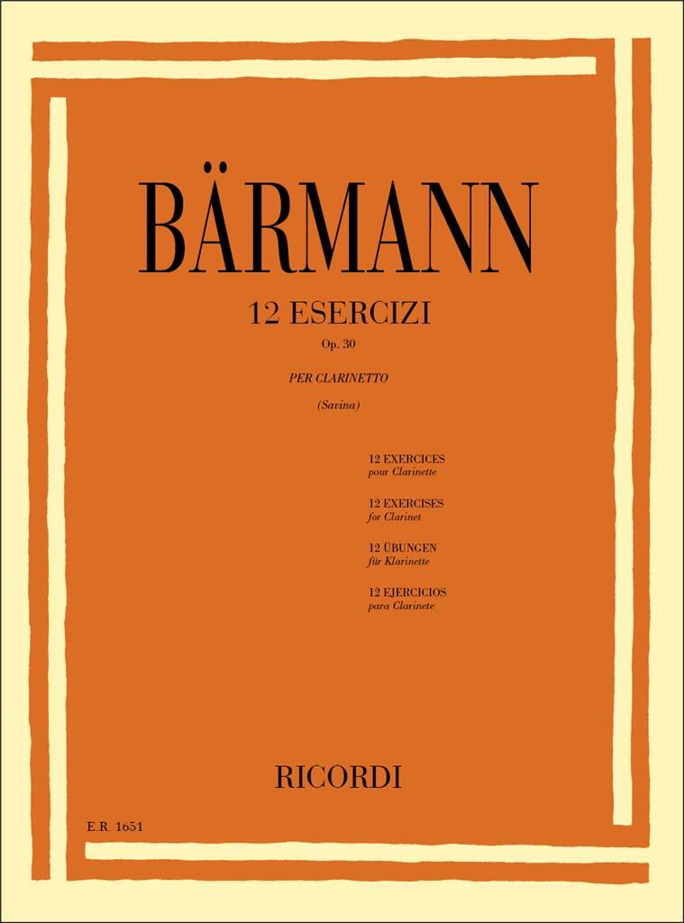 12 Esercizi op. 30