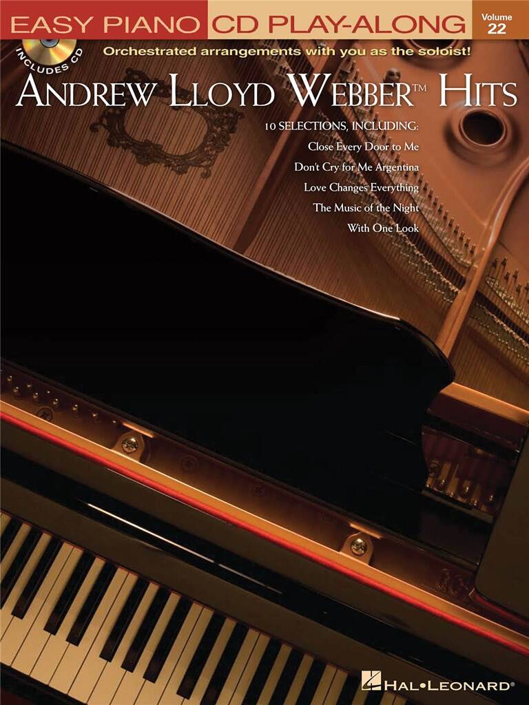 Andrew Lloyd Webber Hits - Easy Piano Play-Along Vol. 22