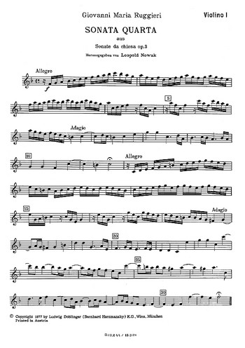 Sonata quarta F-Dur op. 3/4