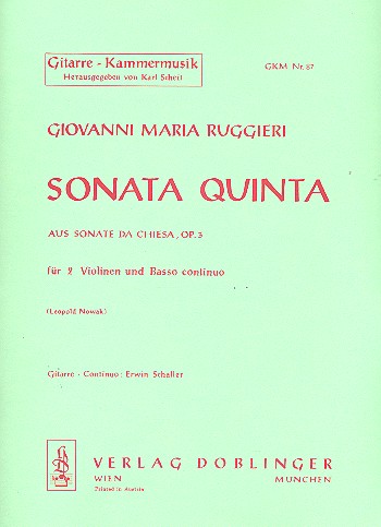 Sonata quinta g-moll op. 3/5