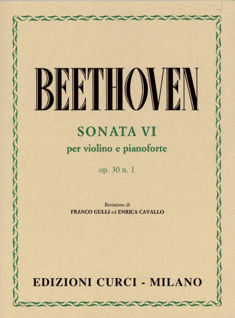 Sonate op. 30/1