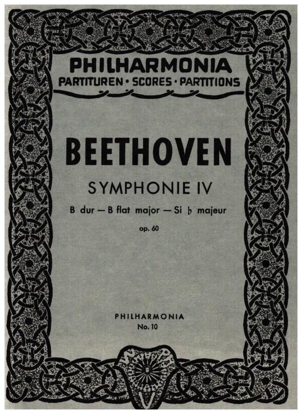 Sinfonie Nr. 4 B-Dur op. 60