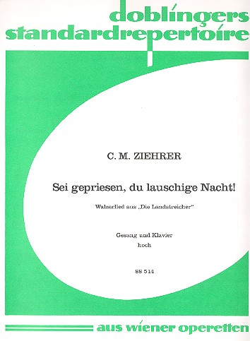 Sei gepriesen, du lauschige Nacht