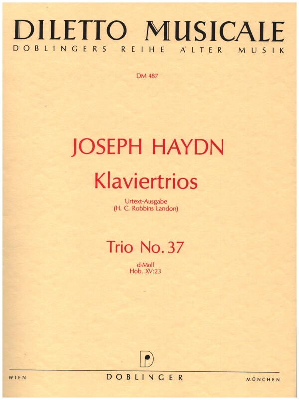 Klaviertrio Nr. 37 d-moll Hob. XV:23