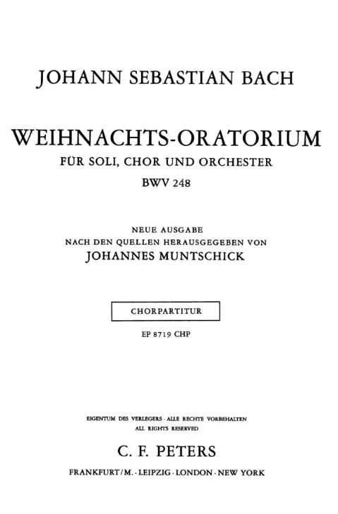 Weihnachtsoratorium, BWV 248