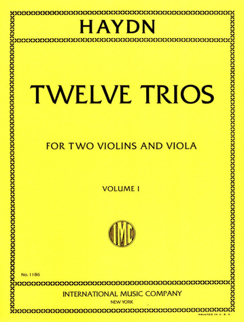12 leichte Trios Band 1