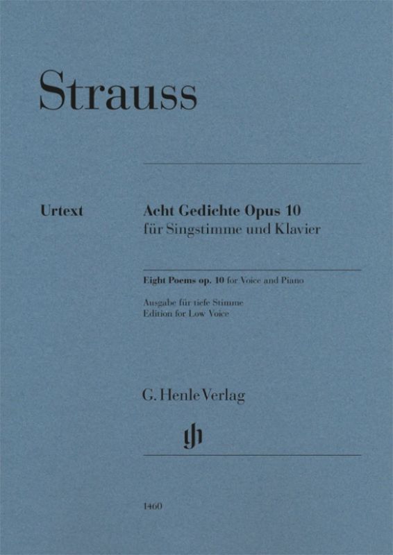 Acht Gedichte op. 10 - tiefe Stimme