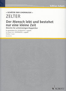 Der Mensch lebt und bestehet nur eine kleine Zeit