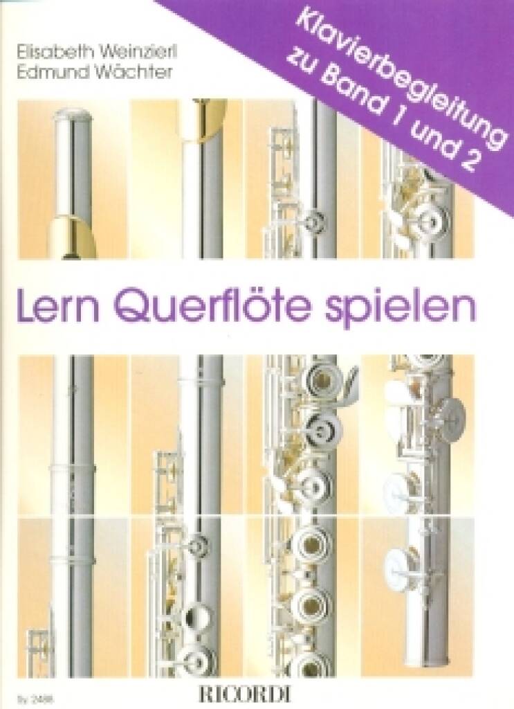 Lern Querflöte spielen (Klavierbegleitung zu Band 1 und 2)