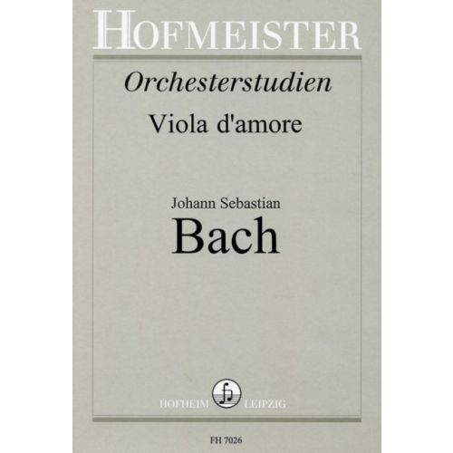 Bach Studien für Viola D'amore