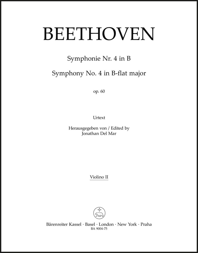 Sinfonie Nr. 4 B-Dur op. 60