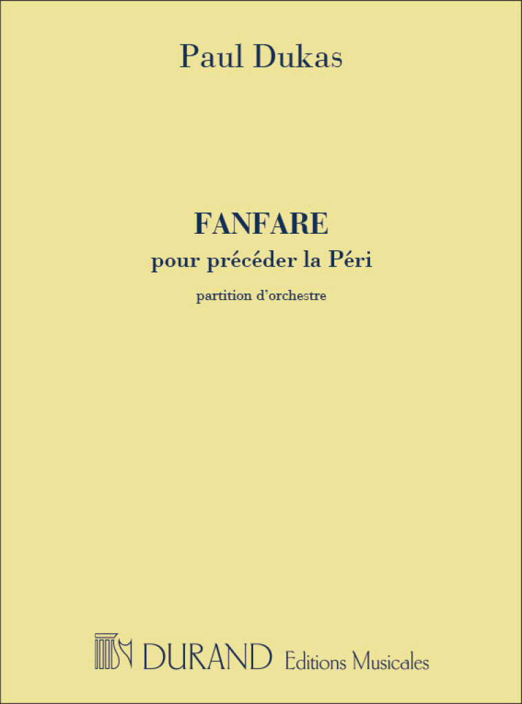 Fanfare pour preceder La Peri