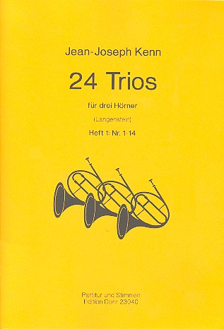 24 Trios - Heft 1: Nr. 1 - 14