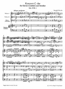 Klavierkonzert C-Dur Hob. XVIII:5