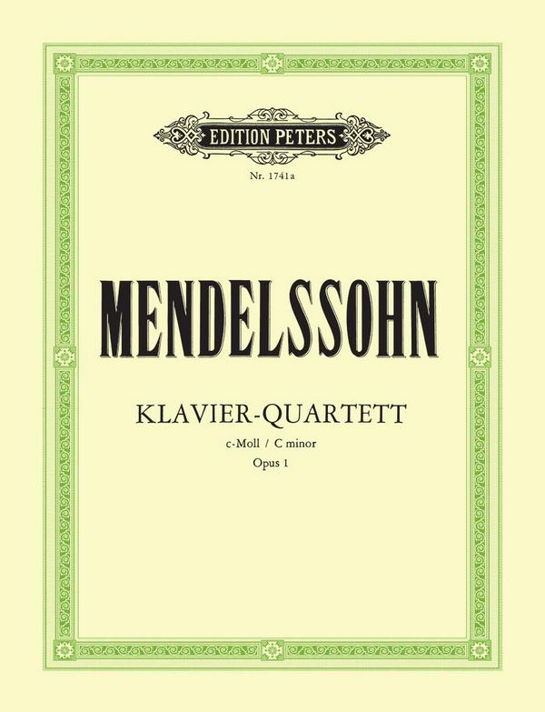 Klavierquartett  c-moll op. 1