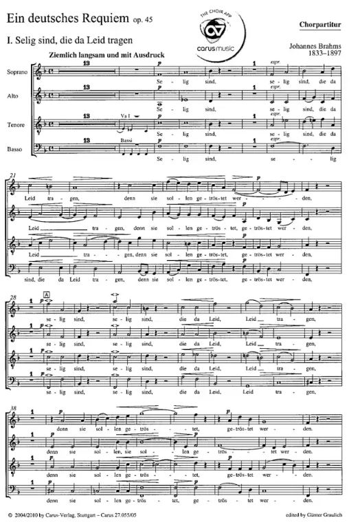 Ein deutsches Requiem, op. 45