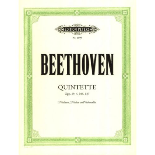 Sämtliche Streichquintette op. 4, 29, 104, 137