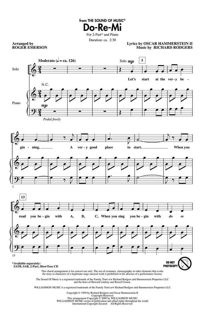 Do-re-mi, aus The Sound of Music