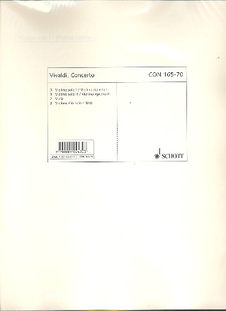 Konzert d-moll op. 3/11 L'Estro armonico