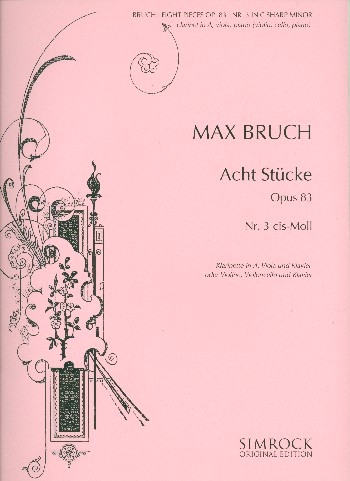 Acht Stücke op. 83 Nr. 3 cis-moll