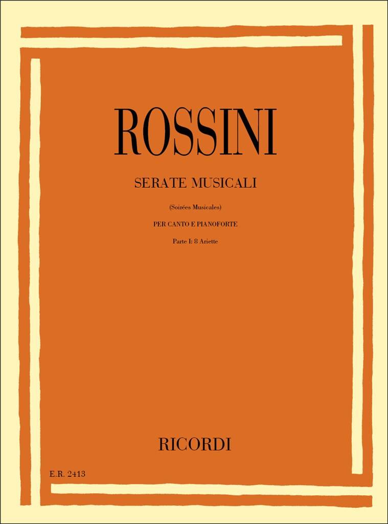 Serate Musicali Band 1 Ariette (Soirees musicales)