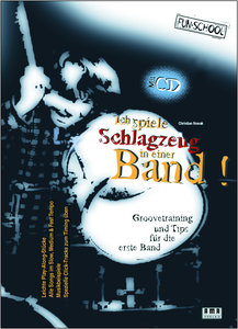 Ich spiele Schlagzeug in einer Band