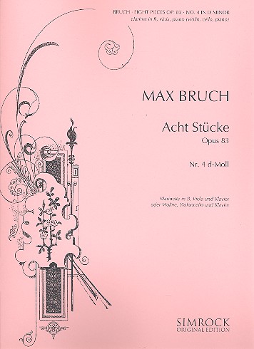 Acht Stücke op. 83 Nr. 4 d-moll
