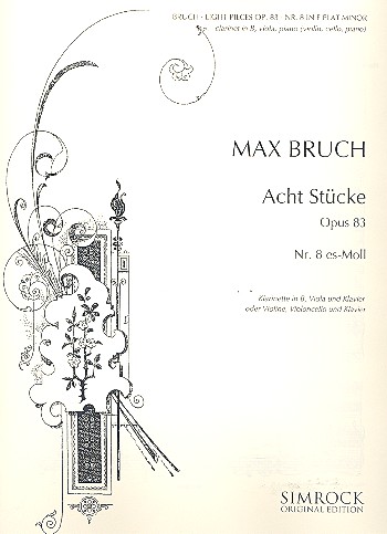 Acht Stücke op. 83 Nr. 8 es-moll