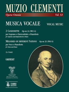 2 Canzonette op-sn 24/ Melodies of different nations op. sn 25 - Opera omnia Vol. 53