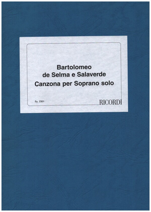 Canzona per Soprano