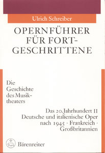 Opernführer für Fortgeschrittene - Band 3/II