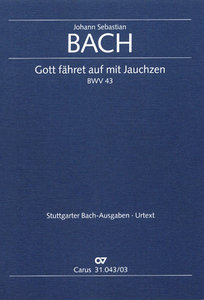 Gott fähret auf mit Jauchzen, BWV 43